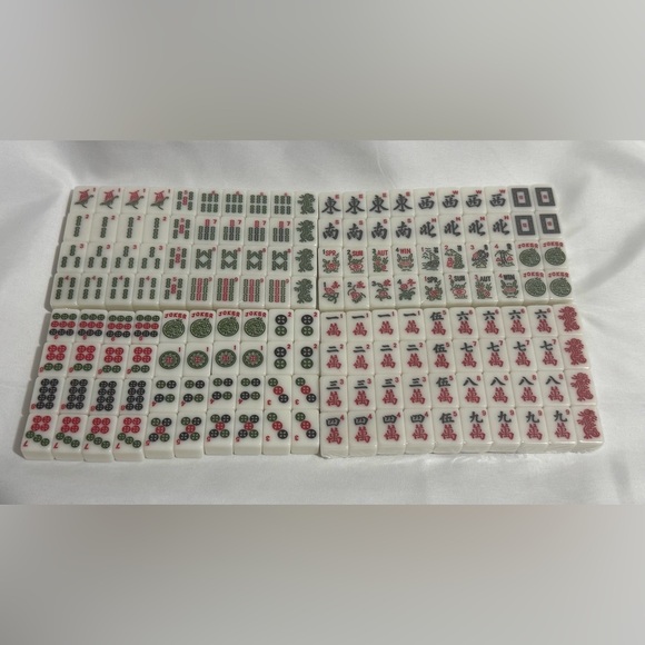 🐼 Travel Mini America Mahjong Set With Cute Panda Carrying Case - Picture 2 of 11